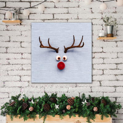 Canvas print Holy reindeer Rudolf