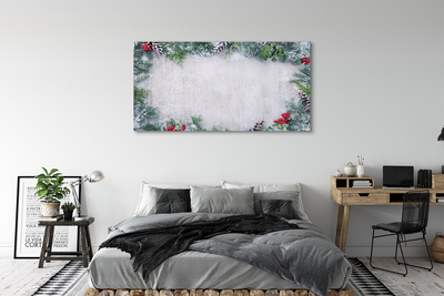 Canvas print Snow cone branches