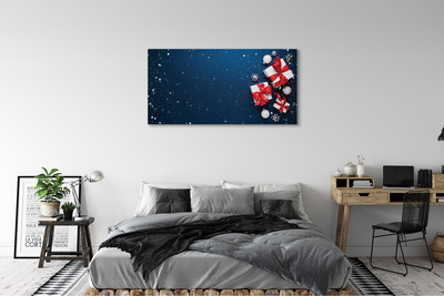 Canvas print The gifts snow