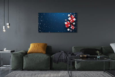 Canvas print The gifts snow