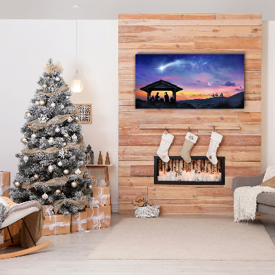 Canvas print Stable Christmas Jesus