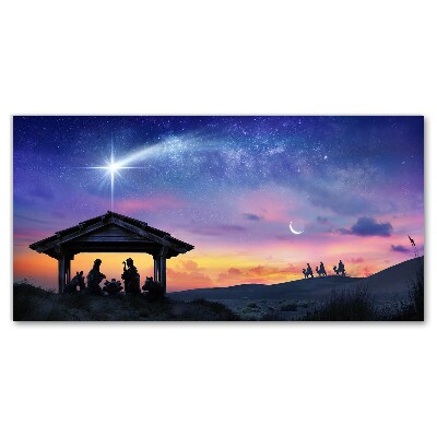 Canvas print Stable Christmas Jesus