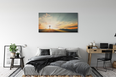 Canvas print Top-cross sun