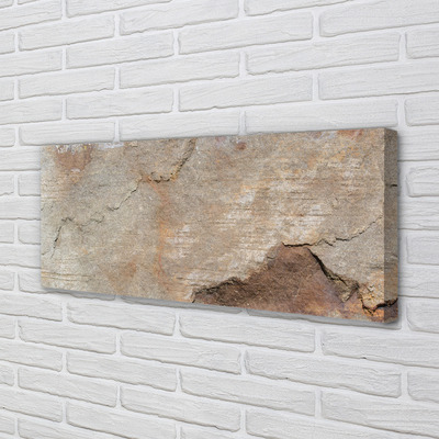 Canvas print Marble stone wall