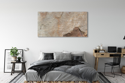 Canvas print Marble stone wall