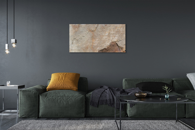 Canvas print Marble stone wall