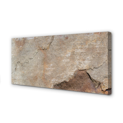 Canvas print Marble stone wall