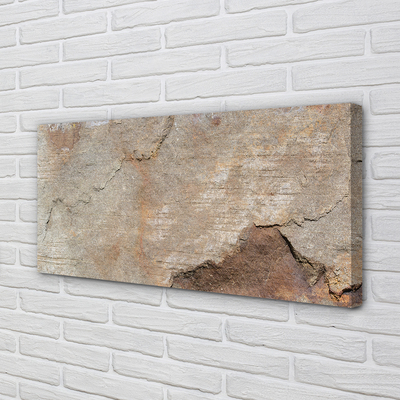 Canvas print Marble stone wall