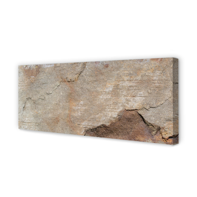 Canvas print Marble stone wall