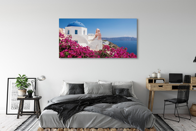 Canvas print Marine vessels greece flowers