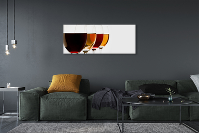 Canvas print Glasses of wine