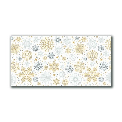 Canvas print Snowflakes Christmas Winter