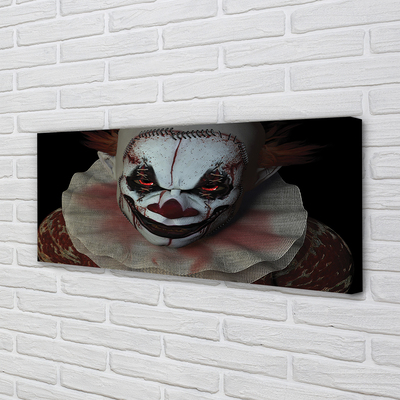 Canvas print The scary clown