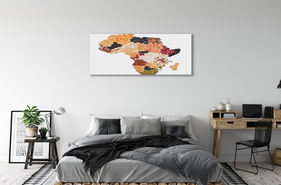 Canvas print Spices map