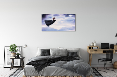Canvas print Increase fee sky clouds
