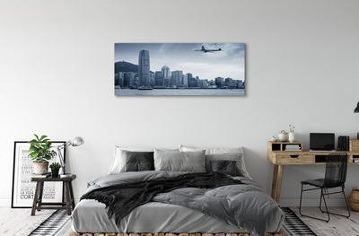 Canvas print Cloud city air