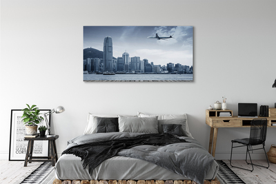 Canvas print Cloud city air