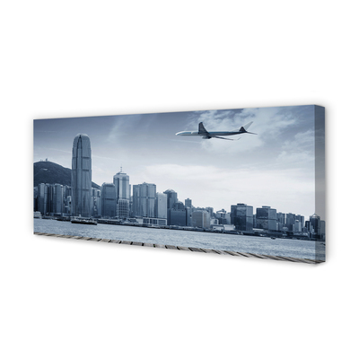 Canvas print Cloud city air