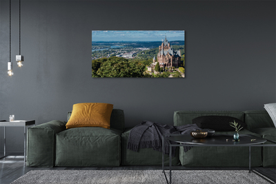 Canvas print Germany panorama of the castle of the city
