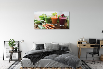 Canvas print Vegetable cocktails