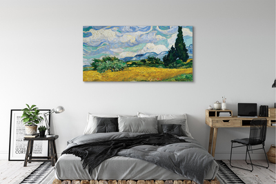 Canvas print Prairie cypress art