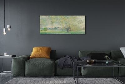 Canvas print Art painted meadow