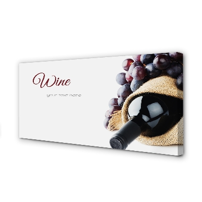 Canvas print Grape wine