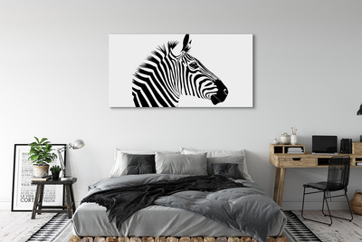 Canvas print Illustration of zebra