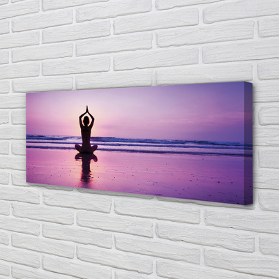 Canvas print Yoga mermaid