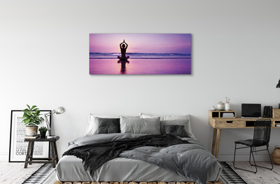 Canvas print Yoga mermaid