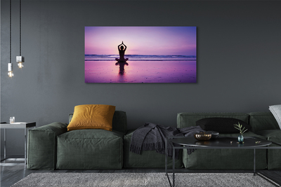 Canvas print Yoga mermaid