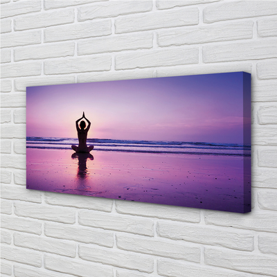 Canvas print Yoga mermaid