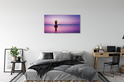 Canvas print Yoga mermaid