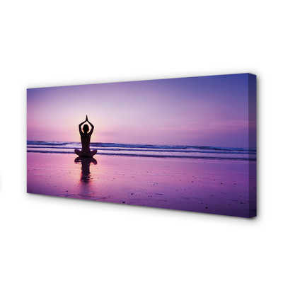 Canvas print Yoga mermaid