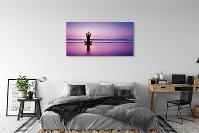 Canvas print Yoga mermaid