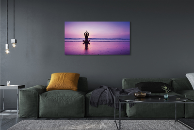 Canvas print Yoga mermaid