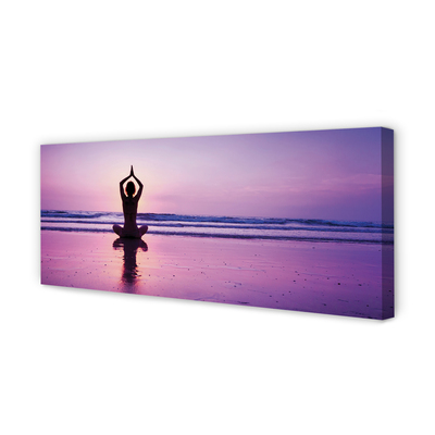 Canvas print Yoga mermaid