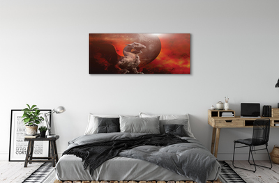 Canvas print Fire dragon