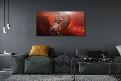 Canvas print Fire dragon