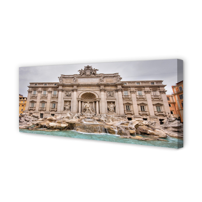 Canvas print Rome fountain basilica