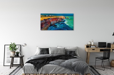 Canvas print Felsenmeer sky