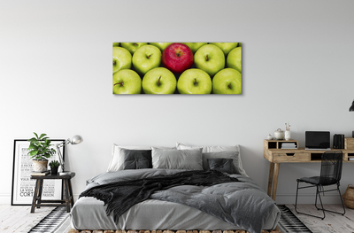 Canvas print The green and red apples
