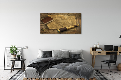 Canvas print Old laptop card