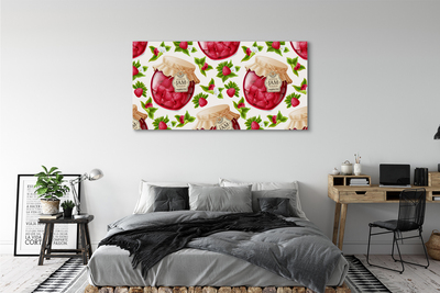 Canvas print Raspberry jam