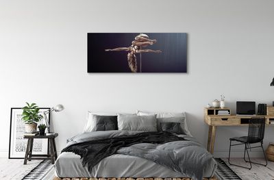 Canvas print Woman dancing tube