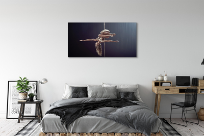 Canvas print Woman dancing tube