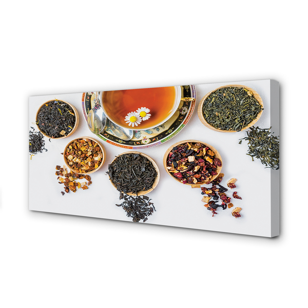 Canvas print Herbal tea