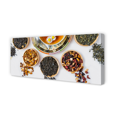 Canvas print Herbal tea