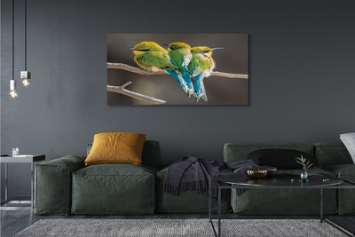 Canvas print Birds on a branch