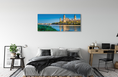 Canvas print Spain cathedral of the river